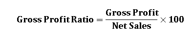 gross profit ratio formula