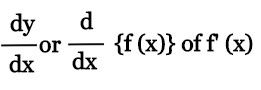 Derivative of  A Function