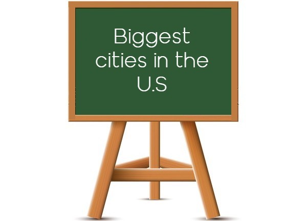 Biggest cities in the U.S
