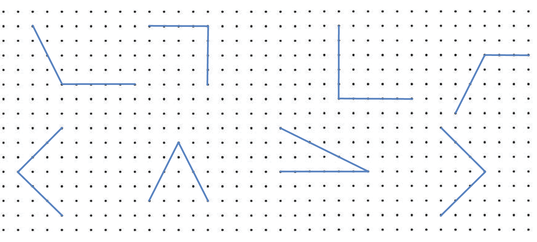 Identify the angles that you think are right angles and circle